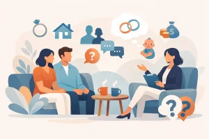 25 Premarital Counseling Questions to Ask